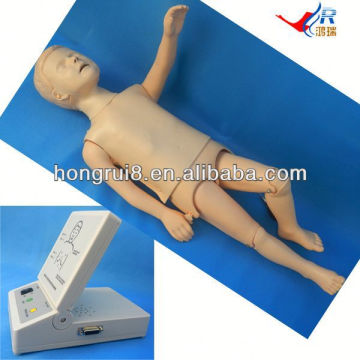 Maniquí avanzado de la CPR del niño de la ISO, maniquí del entrenamiento de los primeros auxilios, modelo de rescate de enseñanza